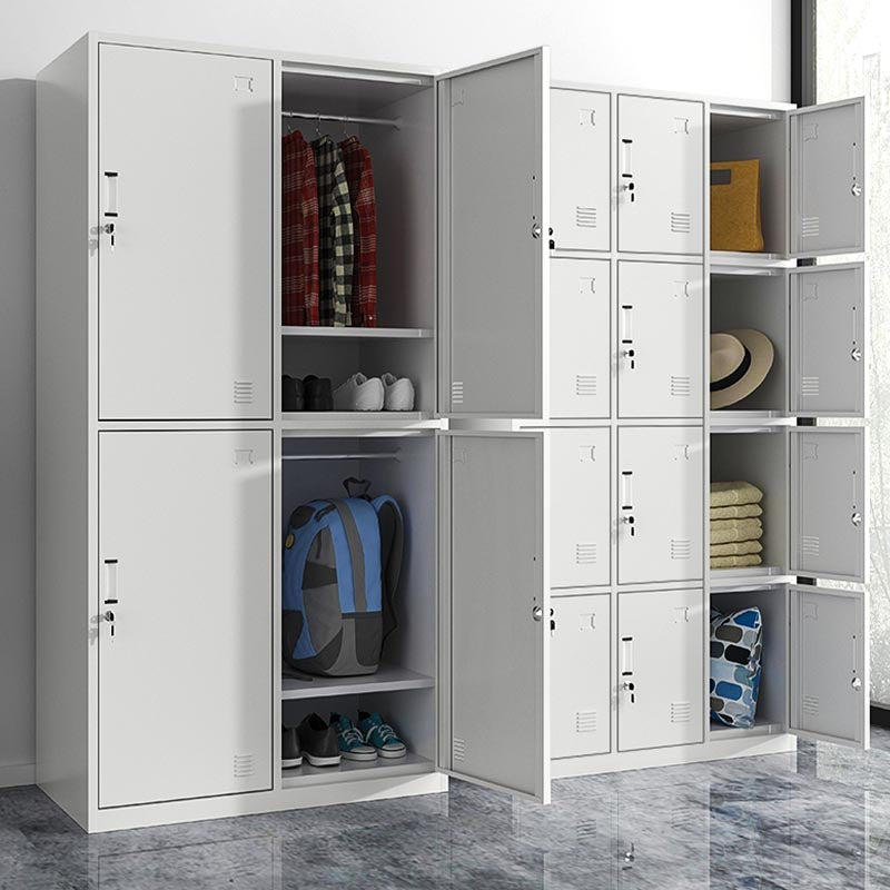 Metalen eigentijdse garderobe armoire scharnierende garderobe kast voor thuis