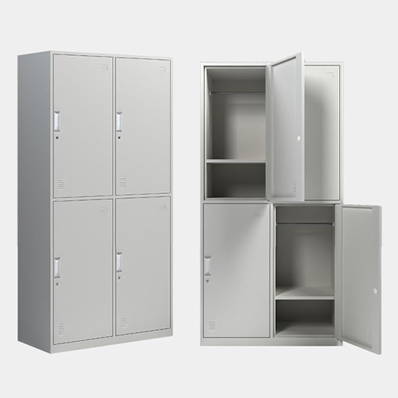 Metalen eigentijdse garderobe armoire scharnierende garderobe kast voor thuis