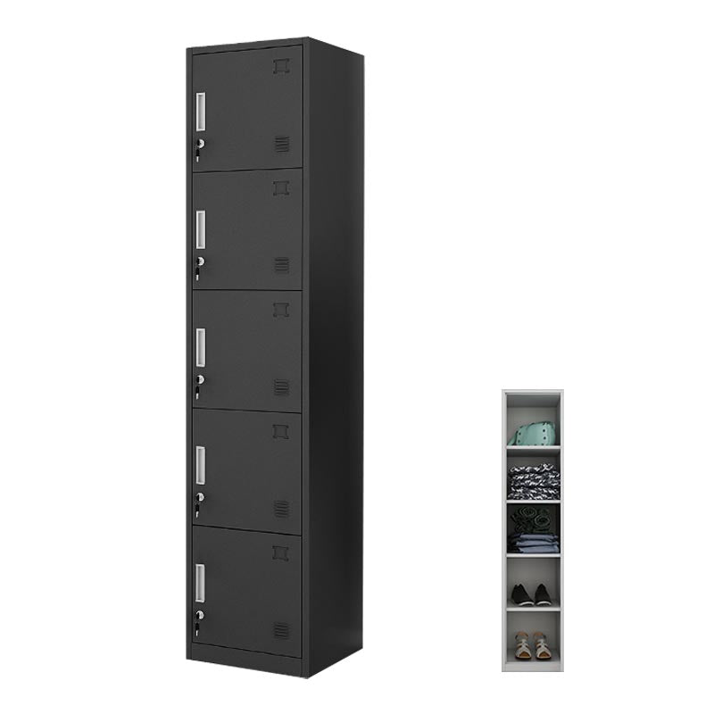 Metalen eigentijdse garderobe armoire scharnierende garderobe kast voor thuis