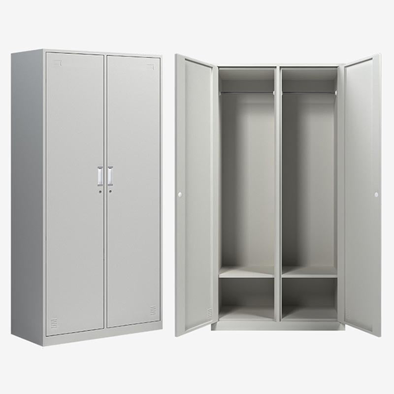 Metalen eigentijdse garderobe armoire scharnierende garderobe kast voor thuis