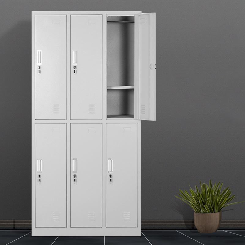 Metalen eigentijdse garderobe armoire scharnierende garderobe kast voor thuis