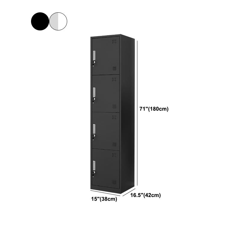 Metalen eigentijdse garderobe armoire scharnierende garderobe kast voor thuis