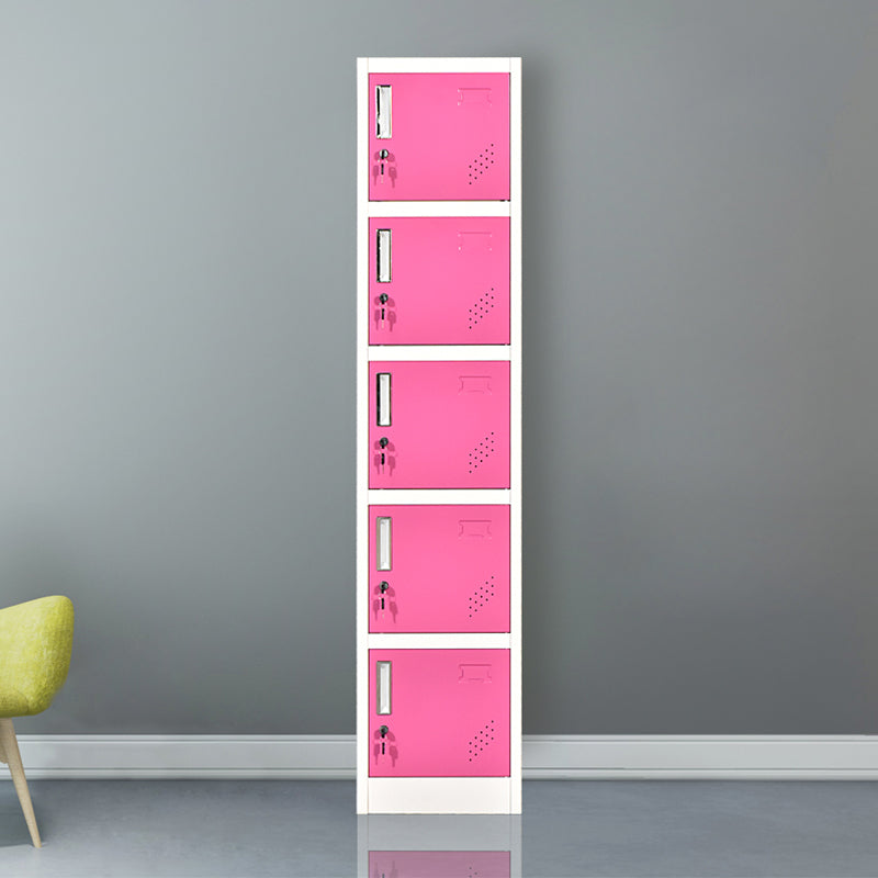 Metal Hinged Door Storage Cabinet Contemporary Cabinet for Bathroom