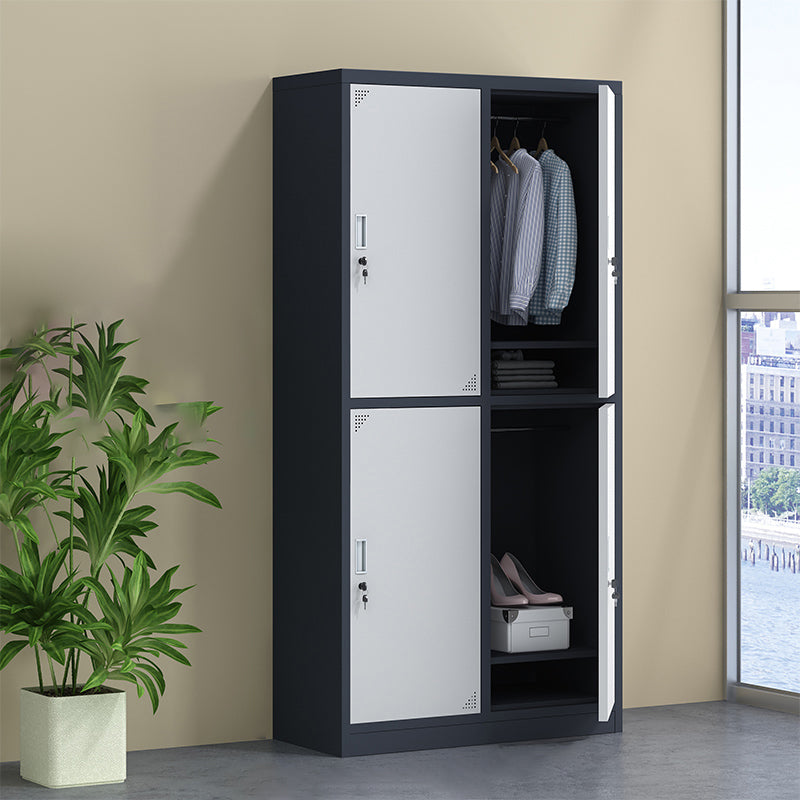 Armadio per armadio in metallo armadio contemporaneo incernierato