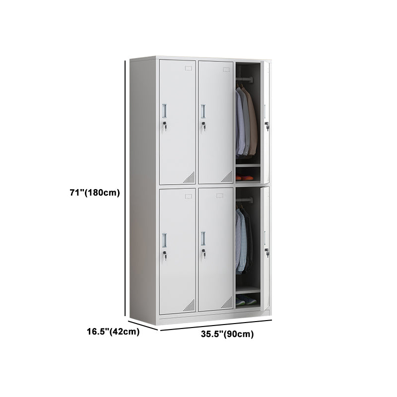 Armadio per armadio in metallo armadio contemporaneo incernierato