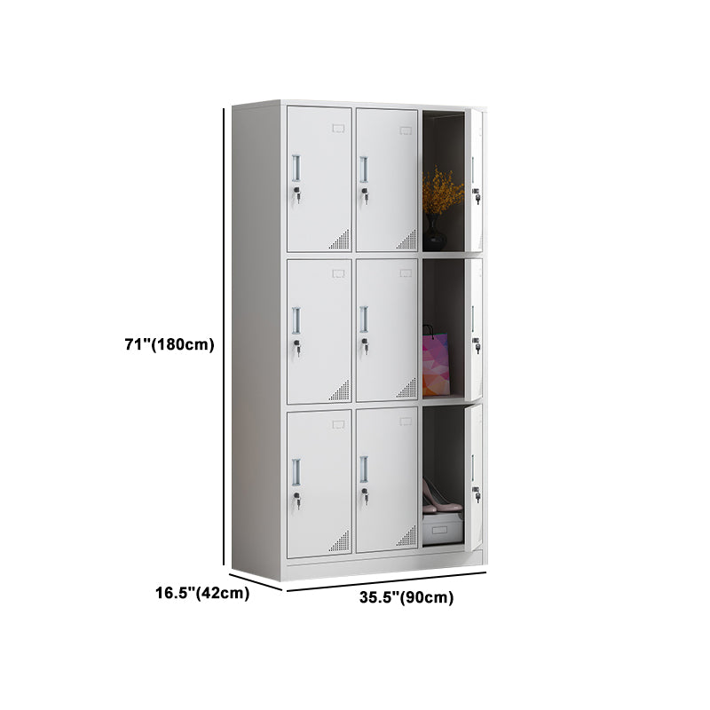 Armadio per armadio in metallo armadio contemporaneo incernierato