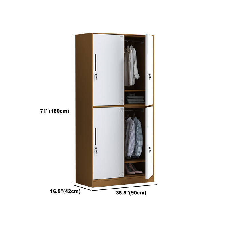 Armadio per armadio in metallo armadio contemporaneo incernierato