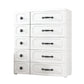 Plastic Storage Cabinet With Drawer Modern Wardrobe Cabinet for Home 29.5"L x 13"W x 35"H White 10 Clearhalo 'Armoires & Wardrobes' 'armoires_wardrobes' 'Bedroom Furniture' 'furn' 'furn_armoires_wardrobes' 'Furniture' 5665881