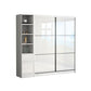 Wit High Gloss Garderobe Armoire Modern Engineered Wood Garderobe