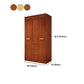 Rubberwood Wardrobe Armoire Traditional Wardrobe Cabinet for Home