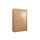 Traditional Sliding Wardrobe Cabinet Rubberwood Wardrobe Armoire Clearhalo 'Armoires & Wardrobes' 'armoires_wardrobes' 'Bedroom Furniture' 'furn' 'furn_armoires_wardrobes' 'Furniture' 5665985