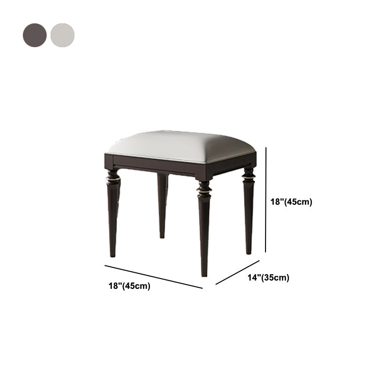 Mirror & 3 Drawers Makeup Vanity Dressing Table Solid Wood Dresser