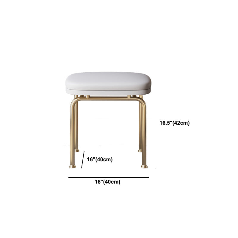 Mesa de tocador de 2 piezas con tocador de maquillaje de piedra acolchada