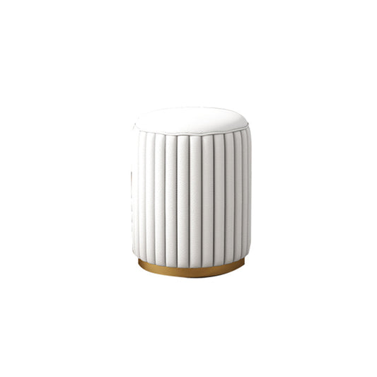 White Vanity Straight Feet Desk Stone Top Dressing Table Stool Set Vanity Stool 15"L x 15"W x 16.5"H