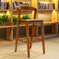 Moderner Holzhocker -Backstreh Counterhocker Stoff gepolsterte Möbel für das Restaurant