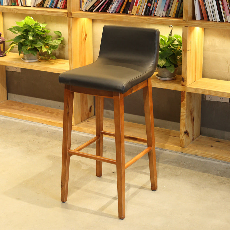Moderner Holzhocker -Backstreh Counterhocker Stoff gepolsterte Möbel für das Restaurant