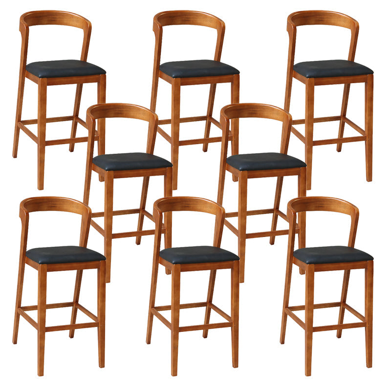 Moderner Holzhocker -Backstreh Counterhocker Stoff gepolsterte Möbel für das Restaurant