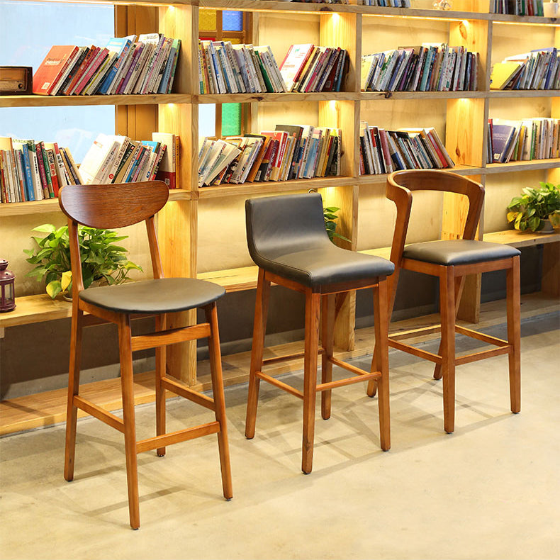 Moderner Holzhocker -Backstreh Counterhocker Stoff gepolsterte Möbel für das Restaurant