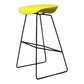 Contemporary Metal Counter Stool Plastic Low Back Furniture with Iorn 4 Legs