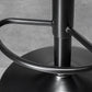 Skandinavischer Metallhocker Kunstleder gepolsterte Thekenhocker im matten Finish für Innenräume