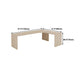 Modern Wooden Office Desk L-Shape Home Writing Desk in Natural