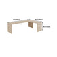Modern Wooden Office Desk L-Shape Home Writing Desk in Natural