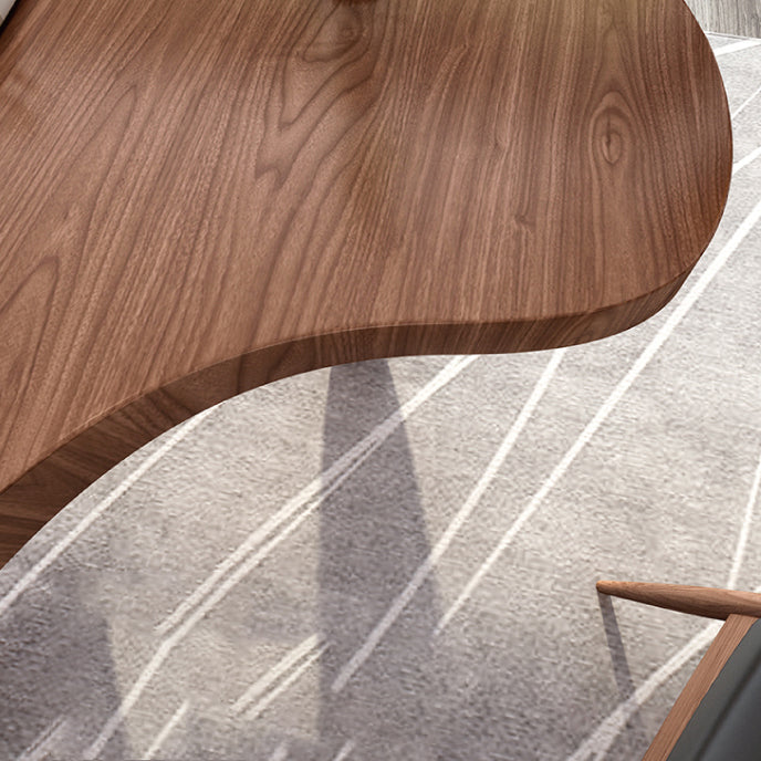 Modern Unconventional Shape Office Desk Solid Wood Writing Desk for Home Clearhalo 'furn' 'furn_office_desk' 'Furniture' 'Office Desks' 'Office Furniture' 'office_desk' 5670848
