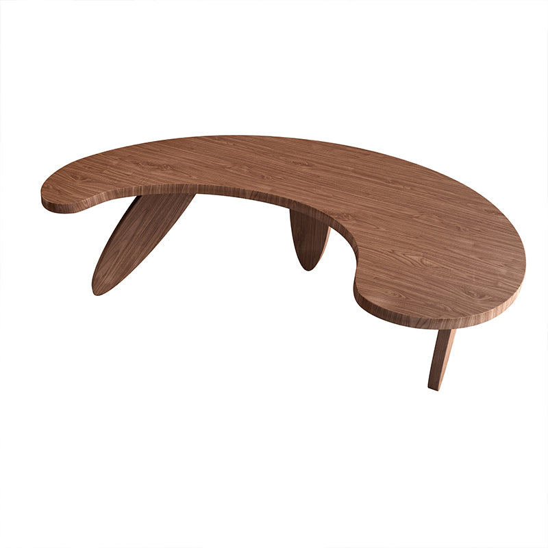 Modern Unconventional Shape Office Desk Solid Wood Writing Desk for Home Clearhalo 'furn' 'furn_office_desk' 'Furniture' 'Office Desks' 'Office Furniture' 'office_desk' 5670849