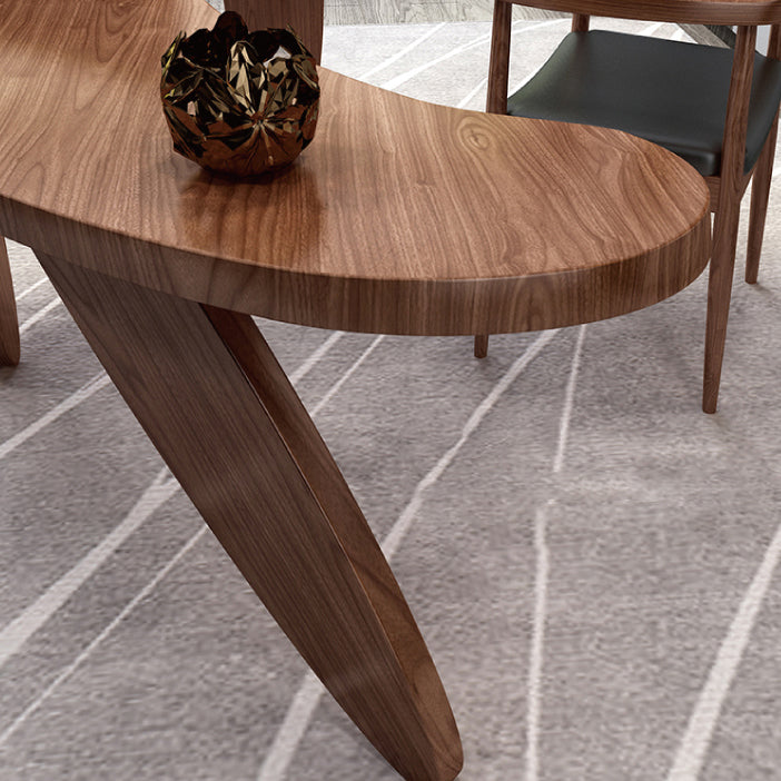 Modern Unconventional Shape Office Desk Solid Wood Writing Desk for Home Clearhalo 'furn' 'furn_office_desk' 'Furniture' 'Office Desks' 'Office Furniture' 'office_desk' 5670851