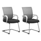 Contemporary Desk Chair Mid Back Home Office Chair with Lumbar Support