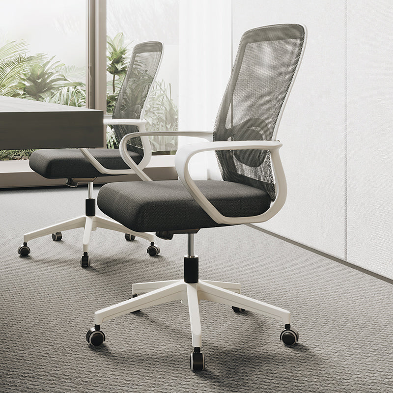 Modern Nylon Office Chair Slide Height-adjustable Desk Chair Clearhalo 'furn' 'furn_office_chair' 'Furniture' 'Office Chairs' 'Office Furniture' 'office_chair' 5671008