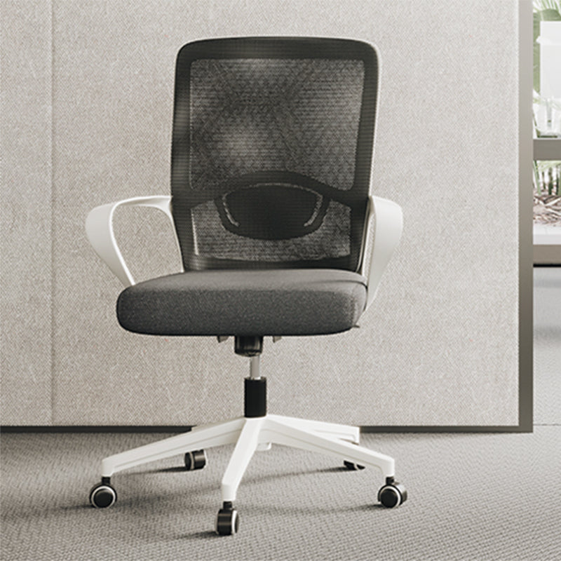 Modern Nylon Office Chair Slide Height-adjustable Desk Chair Clearhalo 'furn' 'furn_office_chair' 'Furniture' 'Office Chairs' 'Office Furniture' 'office_chair' 5671010