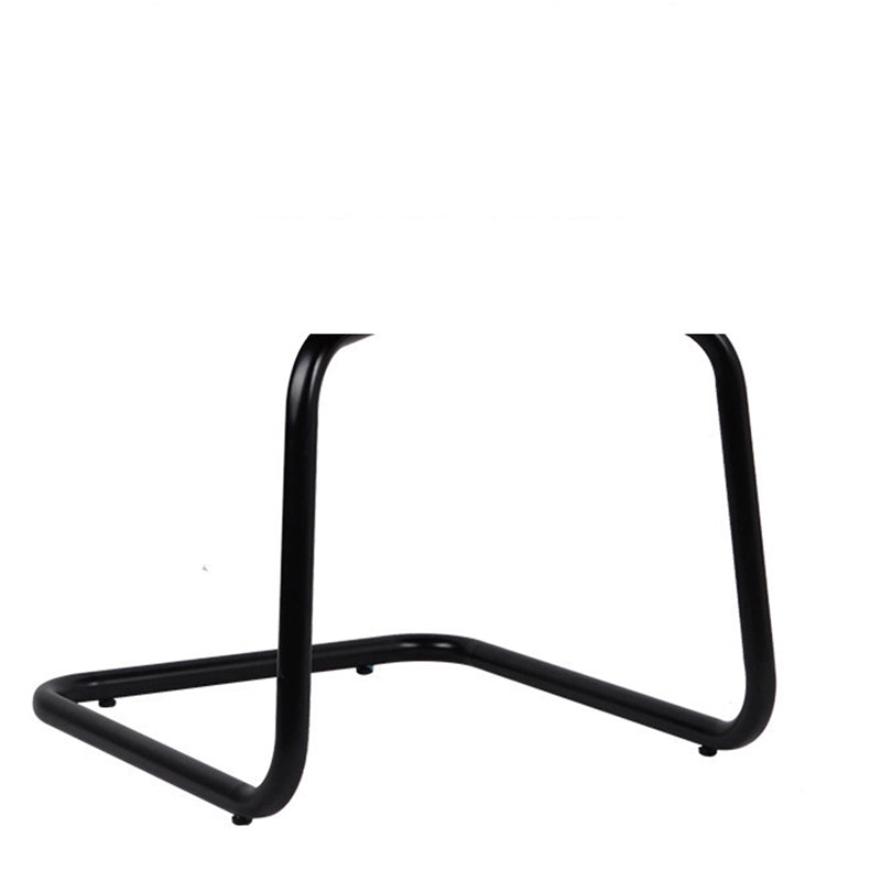 コンテンポラリーファブリックスイベルチェアハイバックアームオフィスチェアブラック