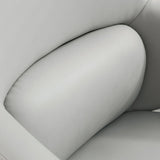 Silla de oficina tapizada moderna silla de tareas de ergonomía con base de metal