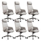 Modern Upholstered Office Chair Ergonomics Task Chair with Metal Base