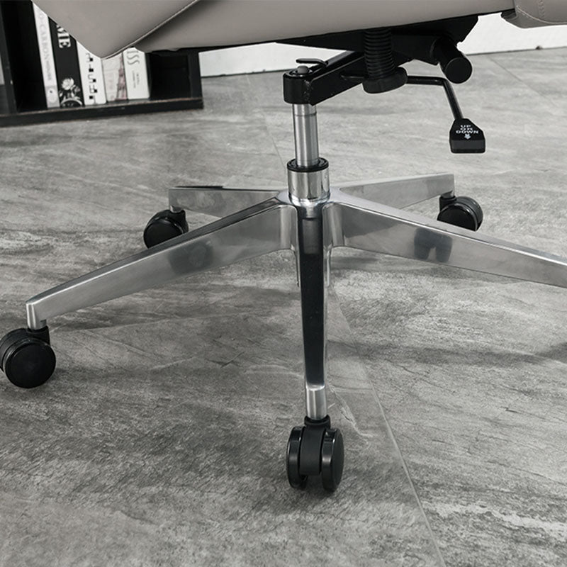 Modern Upholstered Office Chair Ergonomics Task Chair with Metal Base