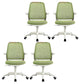 Deluxe Chair With Breathable AirGrid Back Fixed Arms White Frame Office Chair