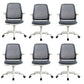 Deluxe Chair With Breathable AirGrid Back Fixed Arms White Frame Office Chair