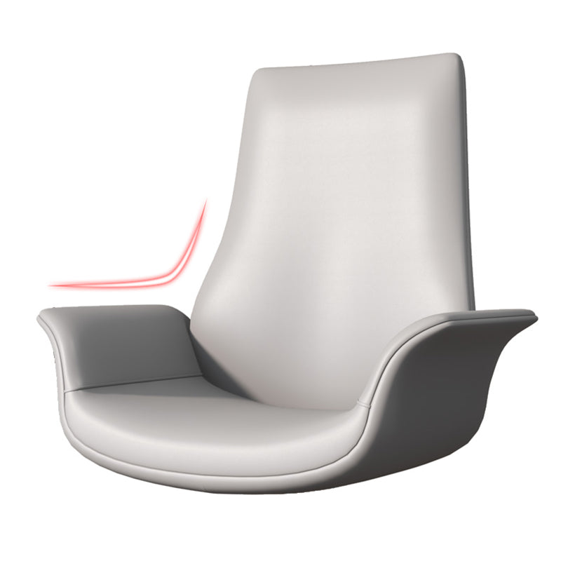 Silla de oficina tapizada moderna silla de tareas de brazo fijo con base de acero