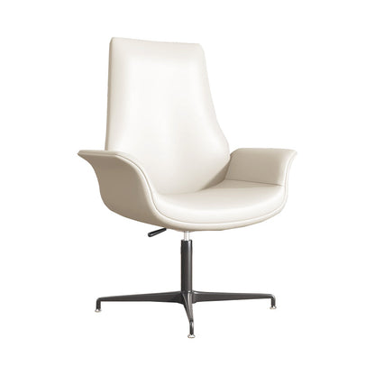 Silla de oficina tapizada moderna silla de tareas de brazo fijo con base de acero