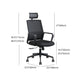 Modern Breathable Mesh Office Chair Nylon Fixed Arm Task Chair Clearhalo 'furn' 'furn_office_chair' 'Furniture' 'Office Chairs' 'Office Furniture' 'office_chair' 5671308