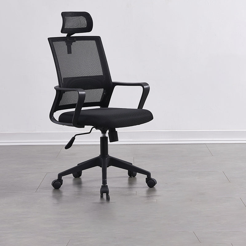 Ergonomic Mesh Mid-Back Desk Chair Tilt Mechanism Office Chair Clearhalo 'furn' 'furn_office_chair' 'Furniture' 'Office Chairs' 'Office Furniture' 'office_chair' 5671315