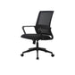 Ergonomic Mesh Mid-Back Desk Chair Tilt Mechanism Office Chair Black 1 Piece Clearhalo 'furn' 'furn_office_chair' 'Furniture' 'Office Chairs' 'Office Furniture' 'office_chair' 5671322