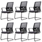Ergonomic Mesh Mid-Back Desk Chair Tilt Mechanism Office Chair Matte Black 6 Piece Set Clearhalo 'furn' 'furn_office_chair' 'Furniture' 'Office Chairs' 'Office Furniture' 'office_chair' 5671342