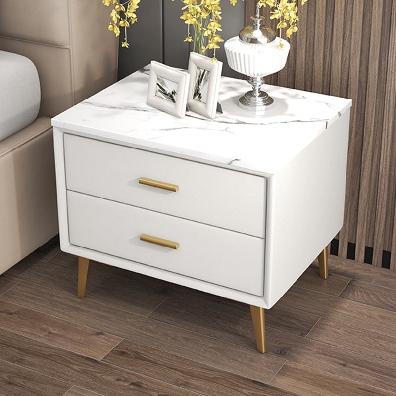 1-Drawer Nightstand 18.5" H Wooden Bed Nightstand with 4 Legs Clearhalo 'Bedroom Furniture' 'furn' 'furn_night_stand' 'Furniture' 'night_stand' 'Nightstands' 5671449