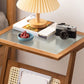 Nightand en verre moderne 23 pouces H les jambes non-storage incluent la table de nuit