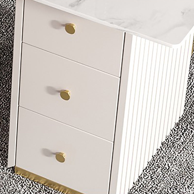 Schreibschalter im Glamstil 30 "Höhenpodest -Büro mit 3 Schubladen