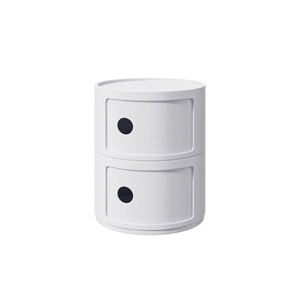 Armoire de lit en plastique moderne rond la porte de la porte gauche gauche