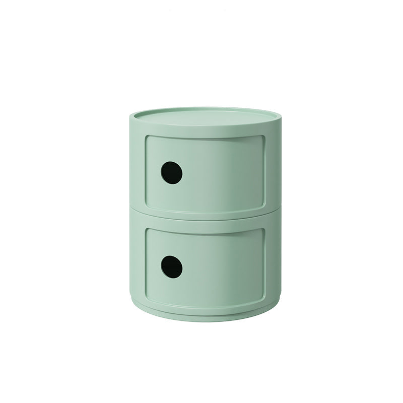 Armoire de lit en plastique moderne rond la porte de la porte gauche gauche