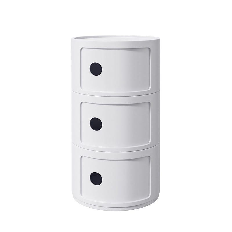 Armoire de lit en plastique moderne rond la porte de la porte gauche gauche